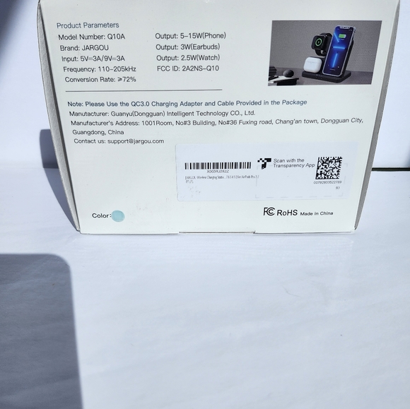 Jargou 3 in 1 wireless charging station - Picture 2 of 4